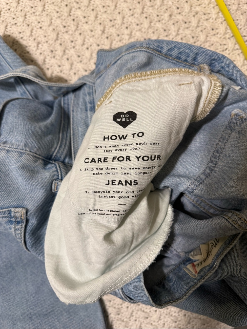 Madewell Belted Baggy Jeans 32 - Picture 9 of 9